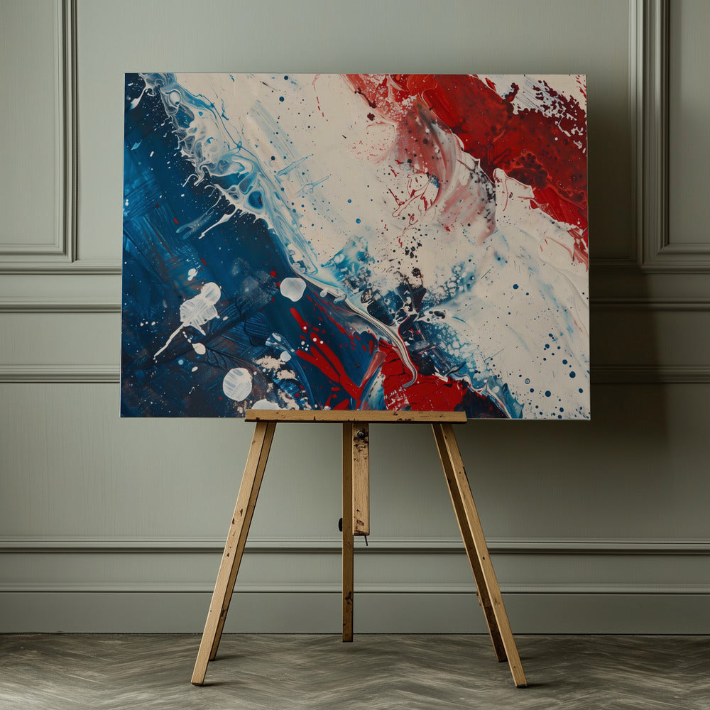 Red White and Blue - Poster / Art Print - interiör