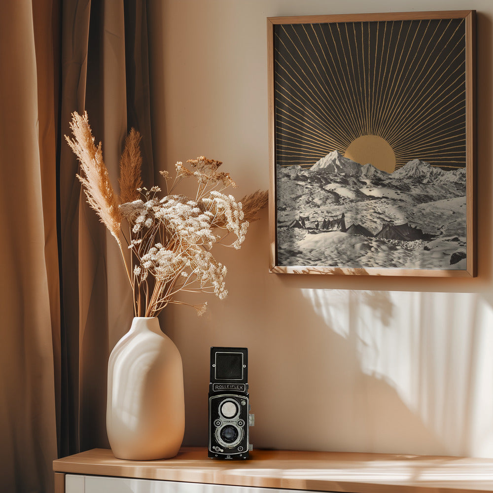 Mountainscape Nº6 - Poster / Art Print - interiör