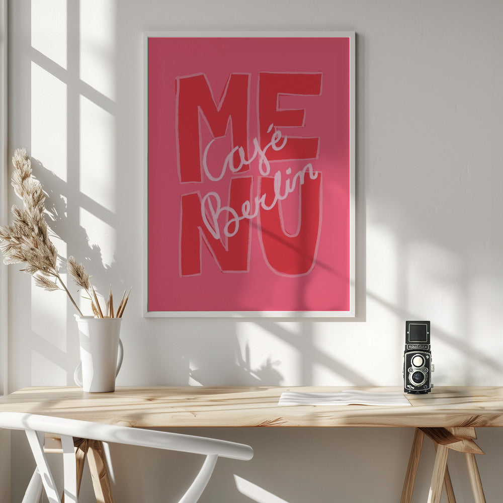 Café Berlin - Poster / Art Print - interiör