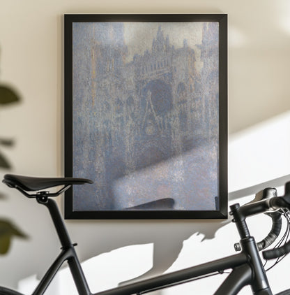 The Portal of Rouen Cathedral In Morning Light (1894) - Poster / Art Print - interiör