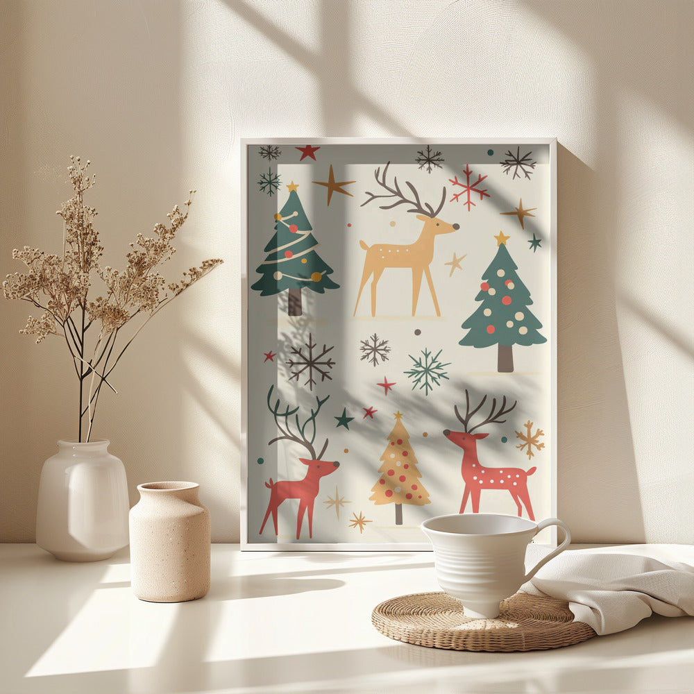 Christmas Theme 1 - Poster / Art Print - interiör