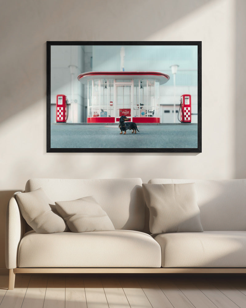 Der Tankwart - Poster / Art Print - interiör