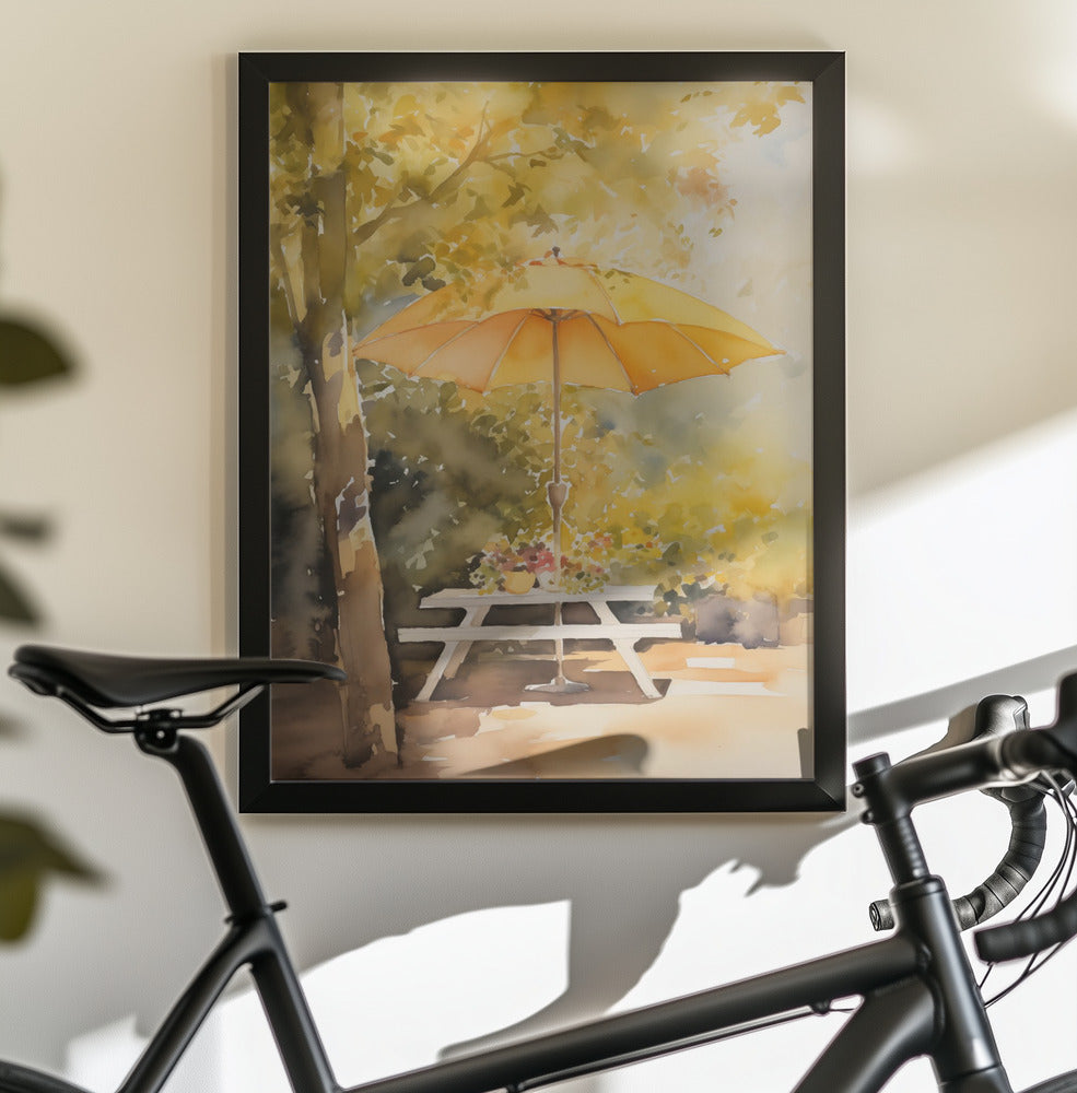 Summer In the Back Garden - Poster / Art Print - interiör