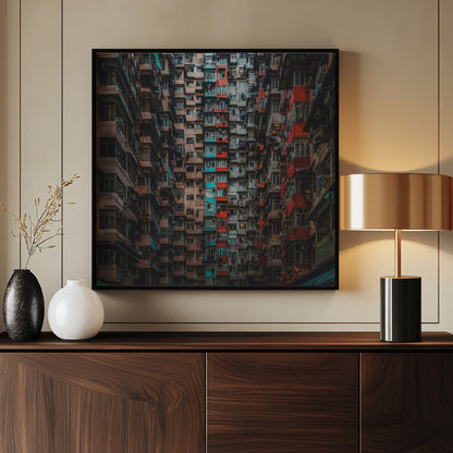 Apartments in Hong Kong - Poster / Art Print - interiör