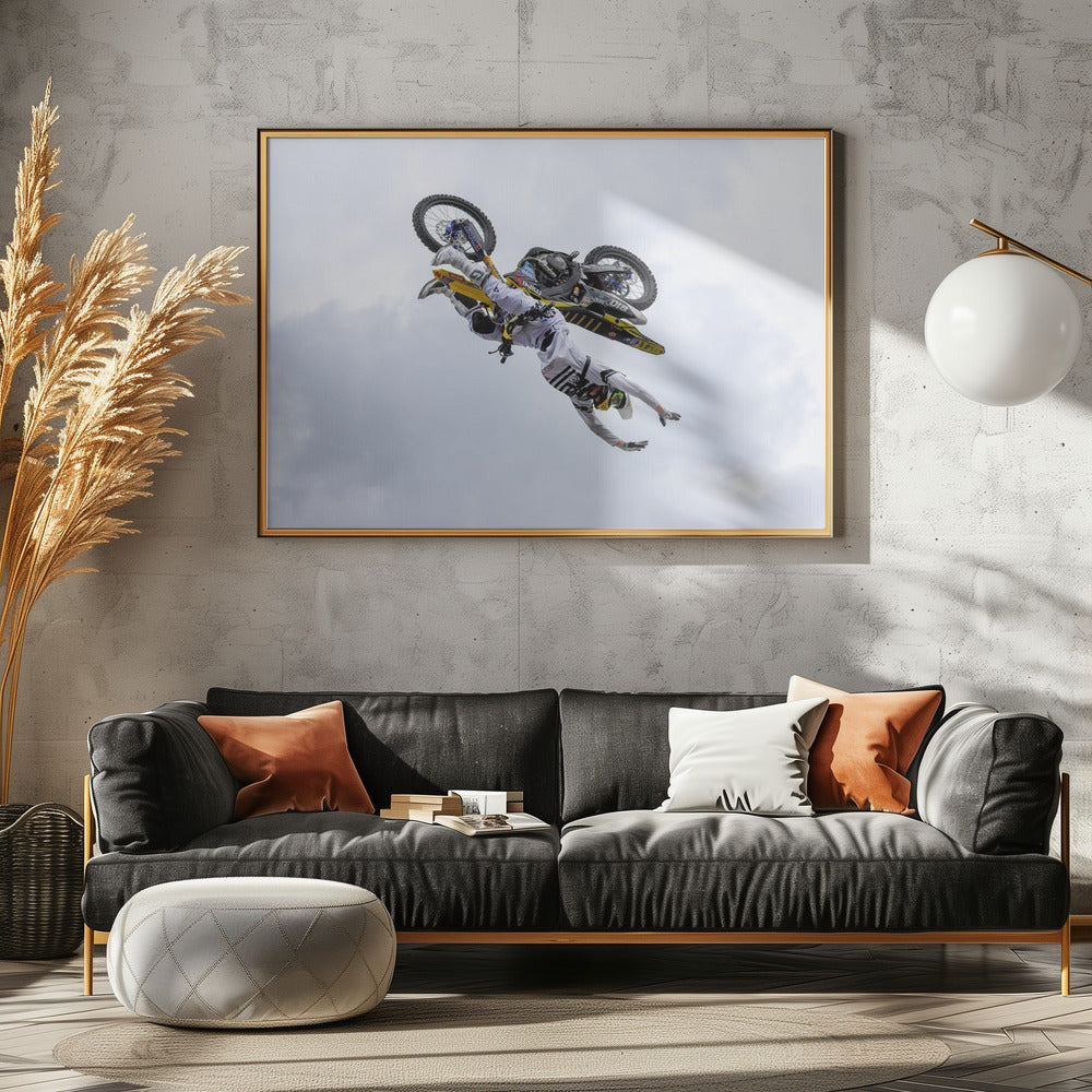 Freestyle Motocross - Poster / Art Print - interiör