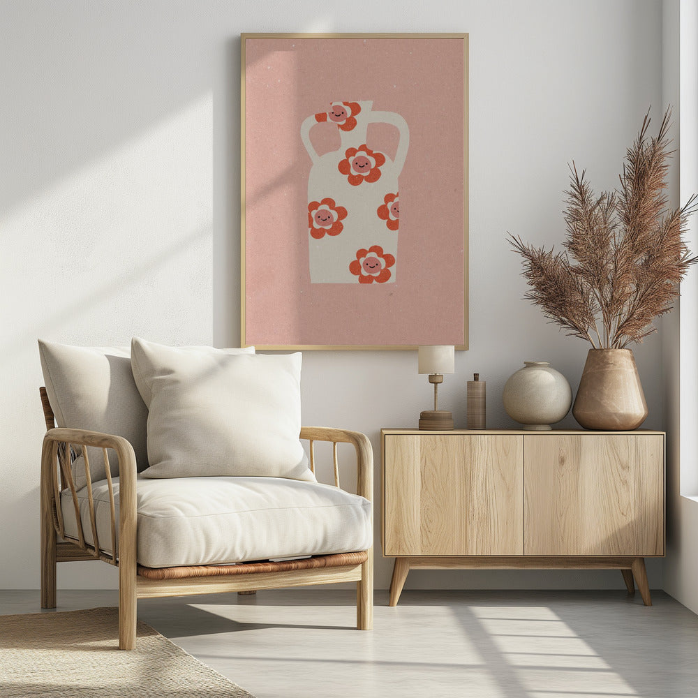 Vase 2 - Poster / Art Print - interiör