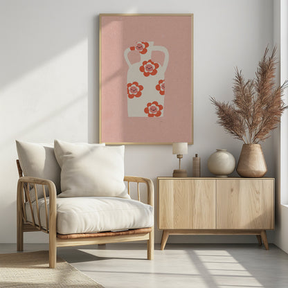 Vase 2 - Poster / Art Print - interiör