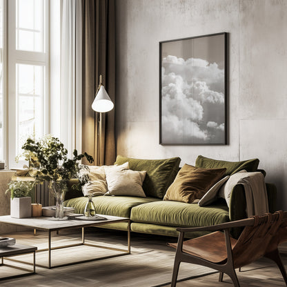 Sandy Clouds - Poster / Art Print - interiör