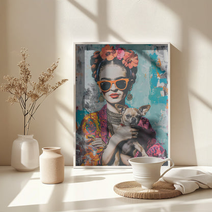 Frida Chihuahua - Poster / Art Print - interiör