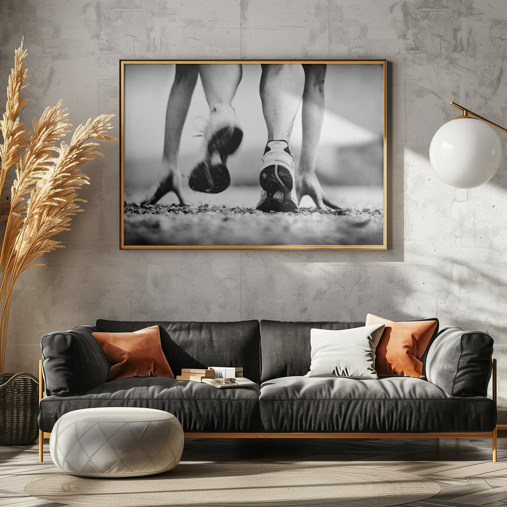 Runner - Poster / Art Print - interiör