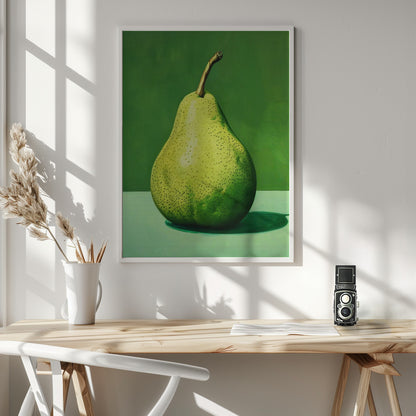 Green Pear - Poster / Art Print - interiör