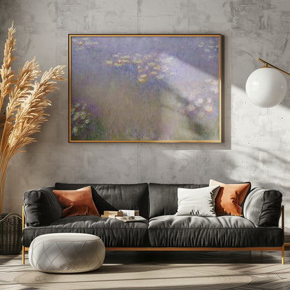 Claude Monet's Water Lilies - Poster / Art Print - interiör