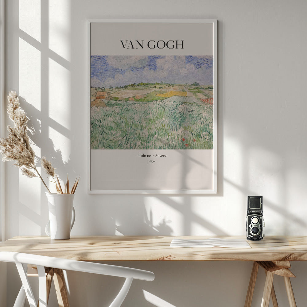 Plain Near Auvers - Poster / Art Print - interiör