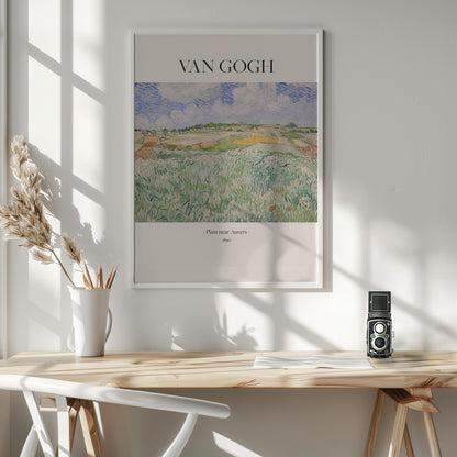 Plain Near Auvers - Poster / Art Print - interiör