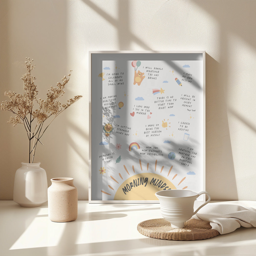 Morning Mindset - Poster / Art Print - interiör