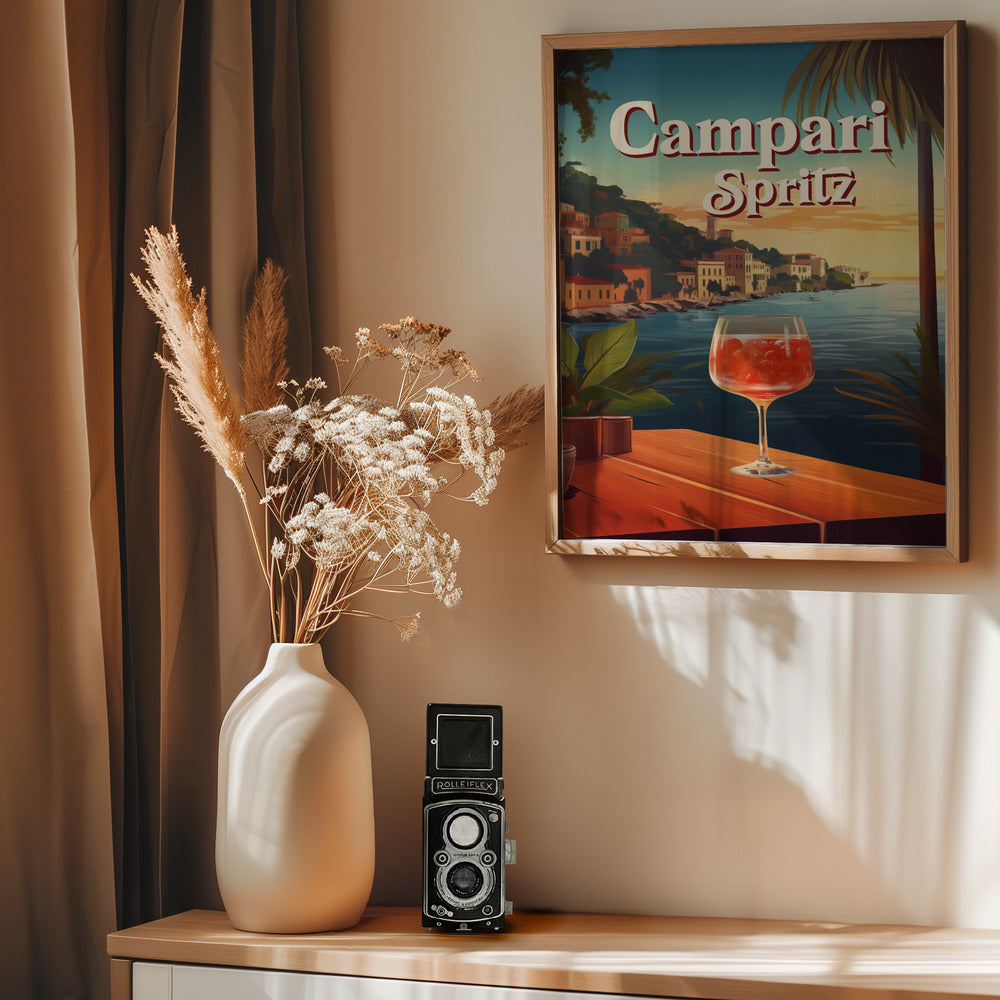 Campari Spritz - Poster / Art Print - interiör
