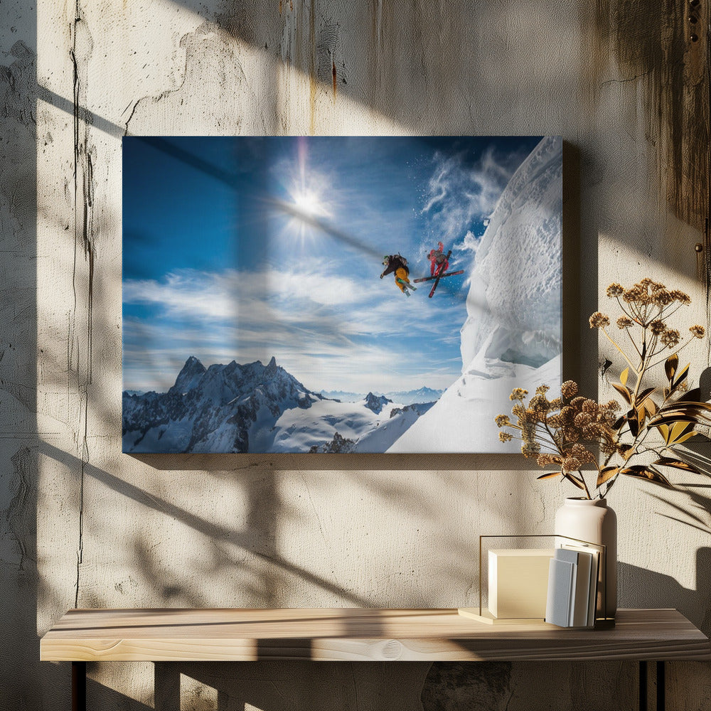 Jumping Legends - Poster / Art Print - interiör