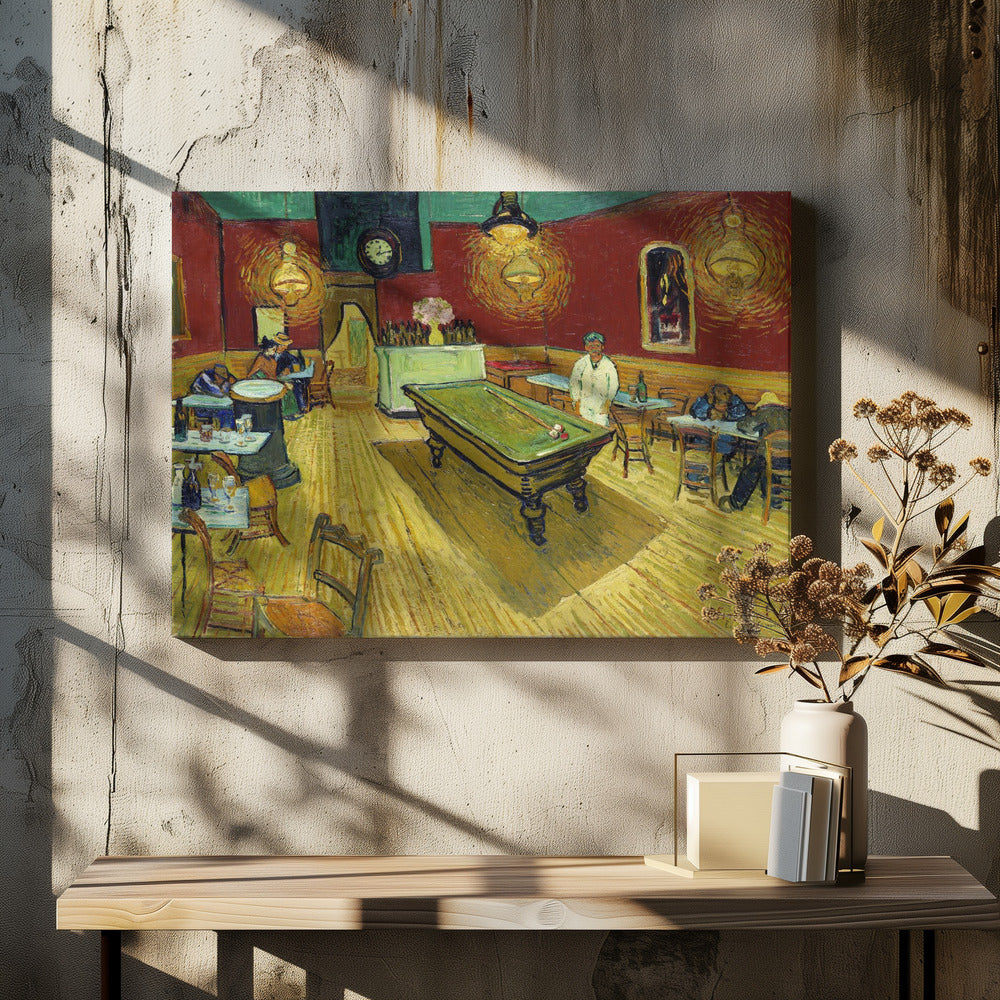 Le Café De Nuit (the Night Café) (1888) By Vincent Van Gogh - Poster / Art Print - interiör