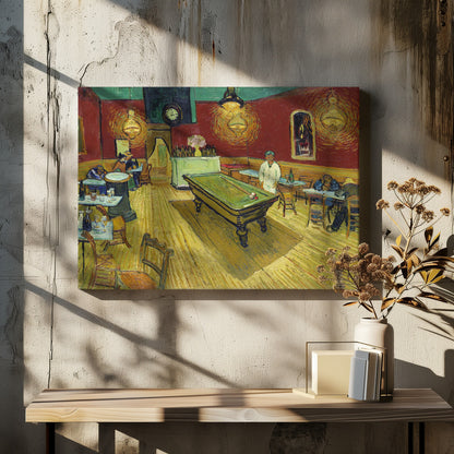 Le Café De Nuit (the Night Café) (1888) By Vincent Van Gogh - Poster / Art Print - interiör