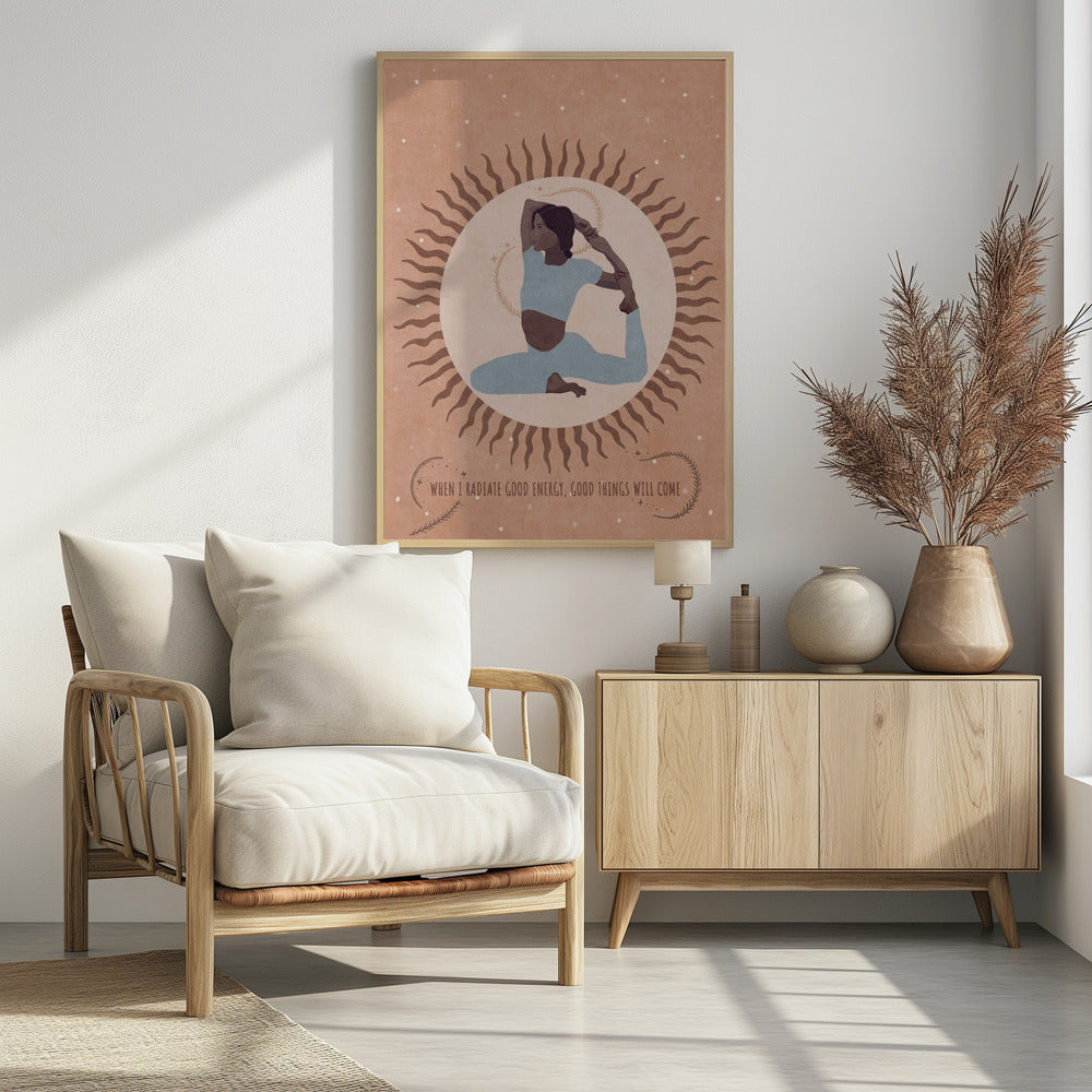 Energized Tranquility - Poster / Art Print - interiör