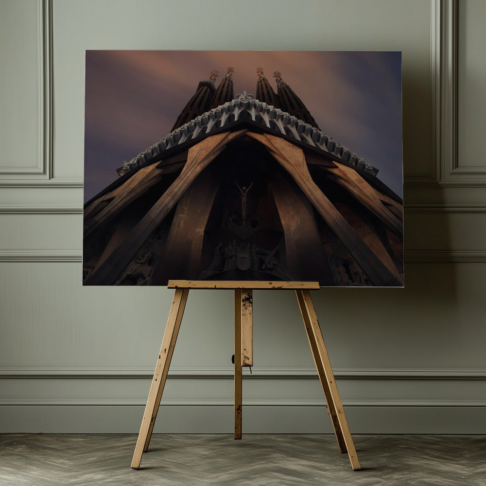 Sagrada Familia - Poster / Art Print - interiör