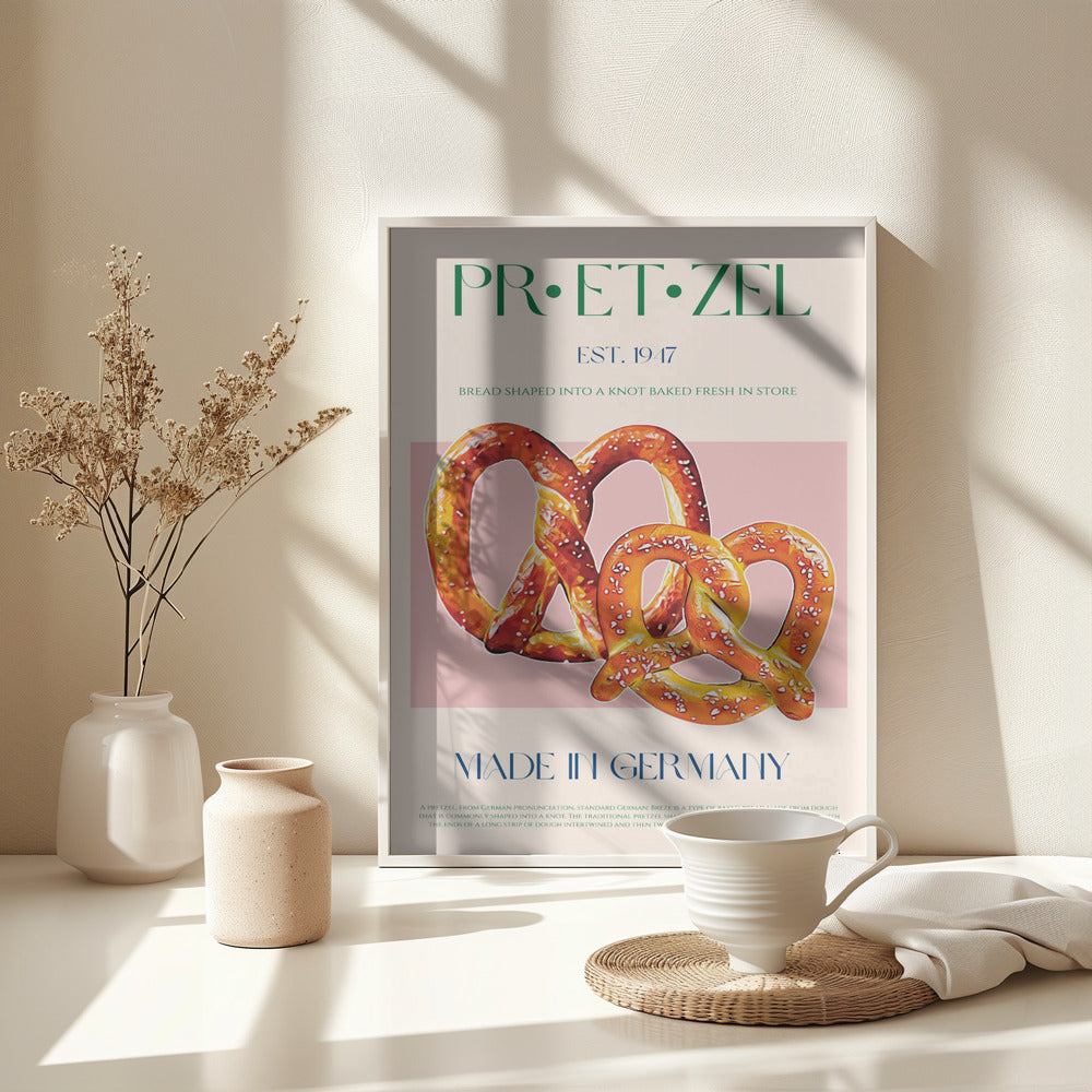 Pretzel Print - Poster / Art Print - interiör
