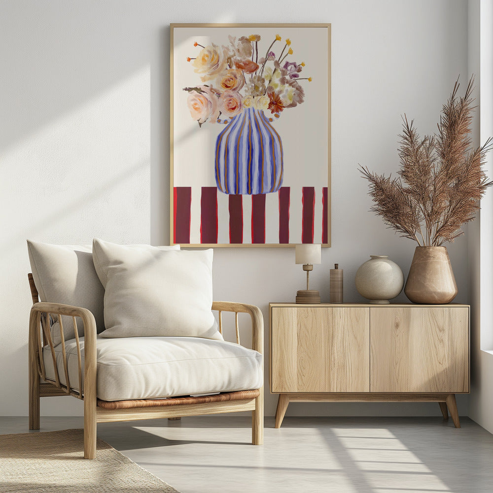 Still Life With Flowers 1 - Poster / Art Print - interiör