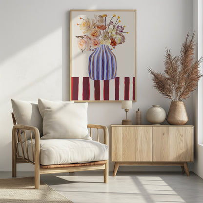 Still Life With Flowers 1 - Poster / Art Print - interiör
