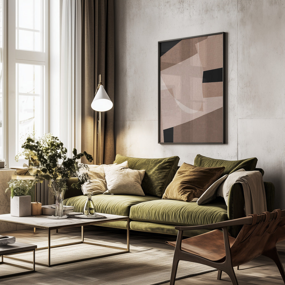 Collage Abstract - Poster / Art Print - interiör