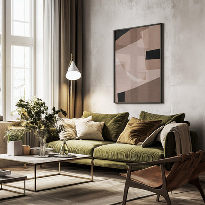 Collage Abstract - Poster / Art Print - interiör