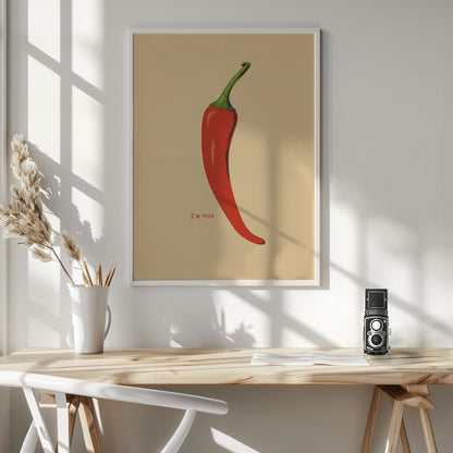 I'm Hot - Poster / Art Print - interiör