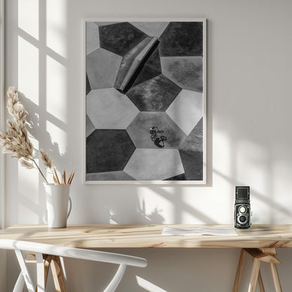 Lonely rider - Poster / Art Print - interiör