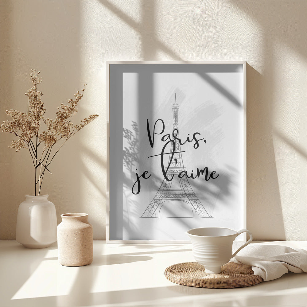 I Love Paris - Poster / Art Print - interiör