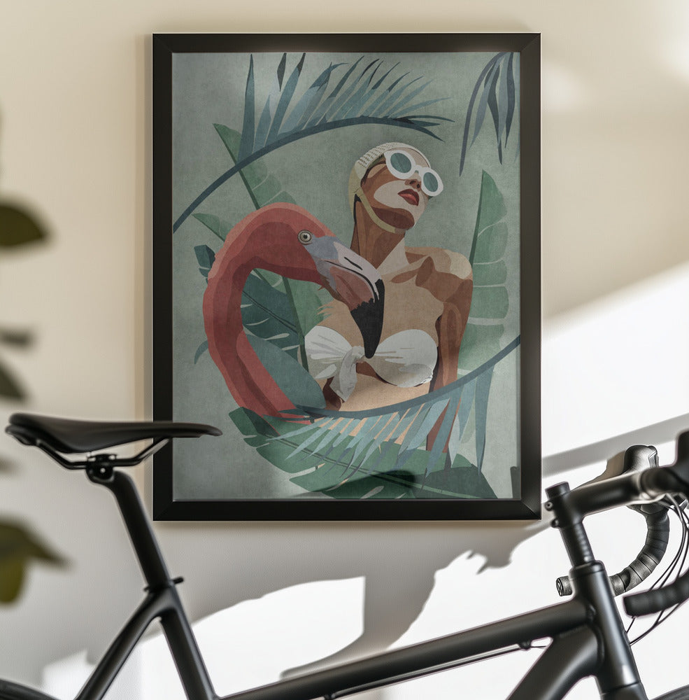 Tropical Elegance - Poster / Art Print - interiör