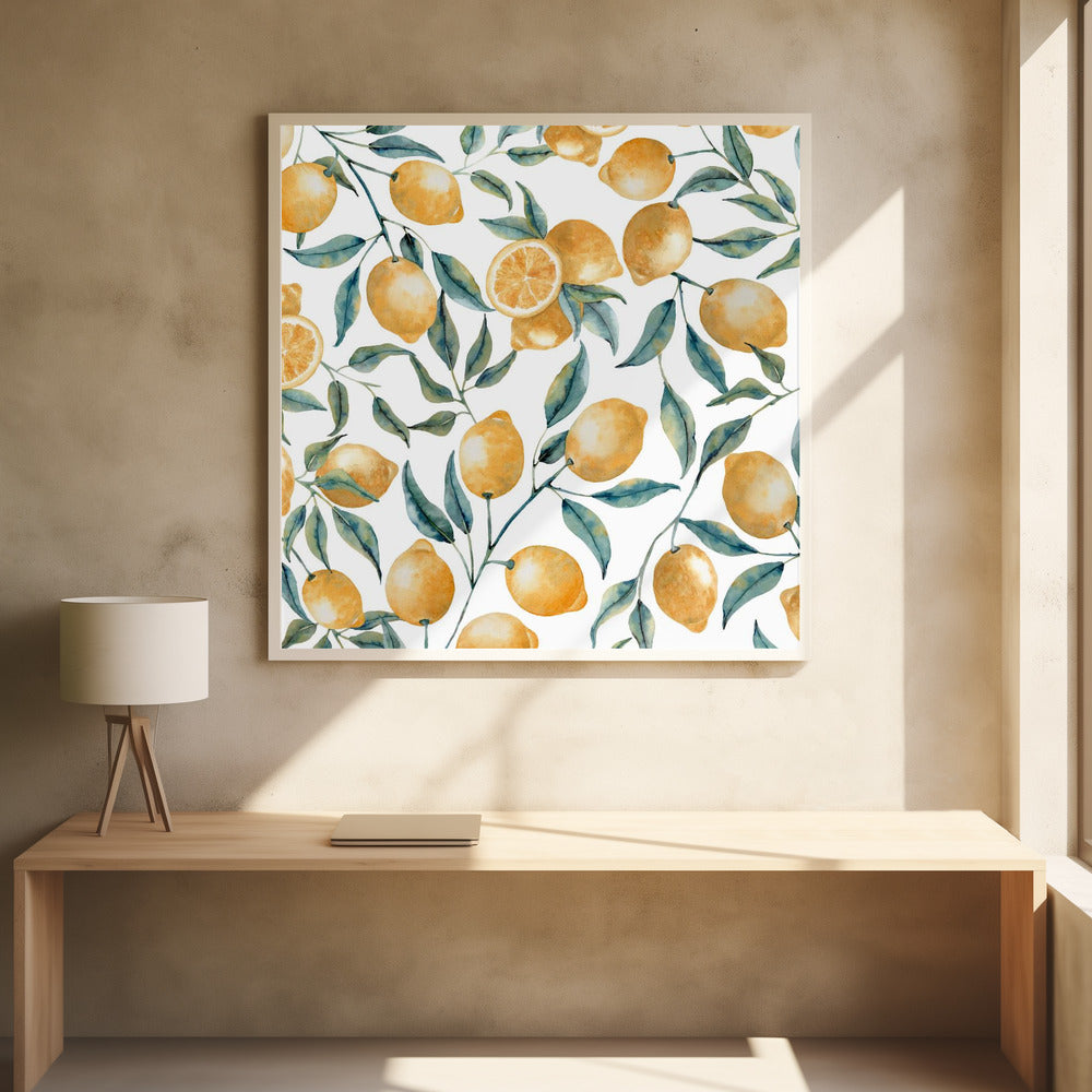Summer Lemon - Poster / Art Print - interiör