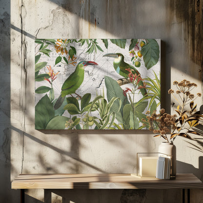Parrots Nostalgic Journey 3 - Poster / Art Print - interiör