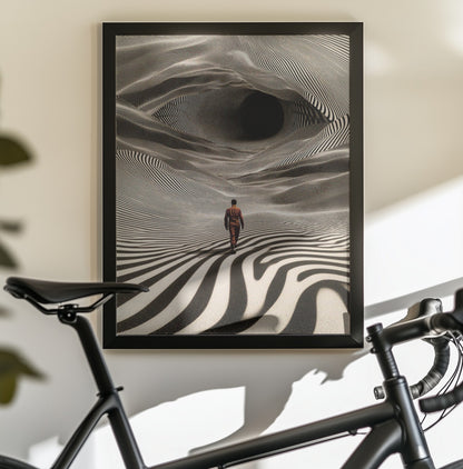 Op Art Journey - Poster / Art Print - interiör