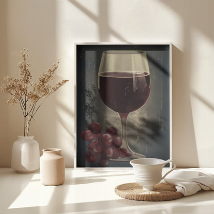 Red Red Wine No 1 - Poster / Art Print - interiör