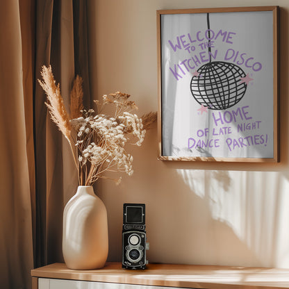 Kitchen Disco - Poster / Art Print - interiör