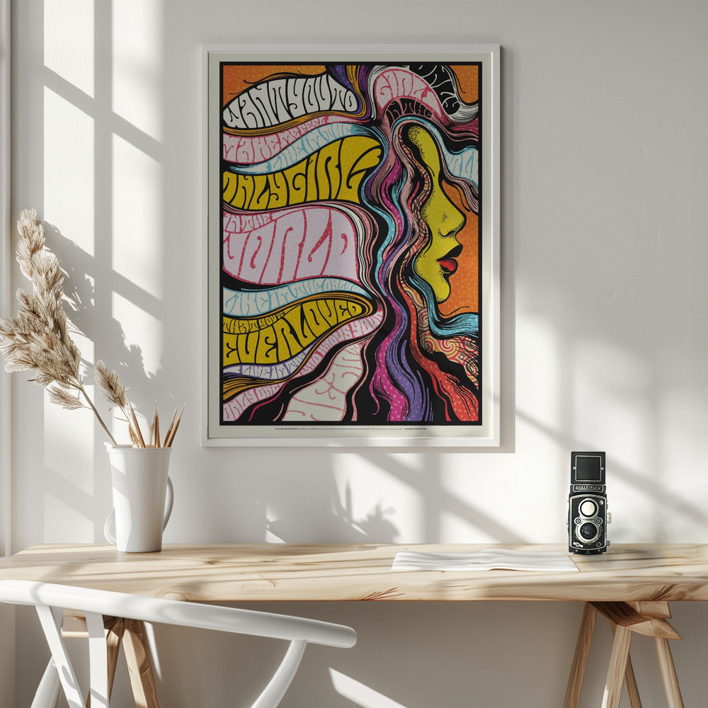 Only Girl in the World - Poster / Art Print - interiör