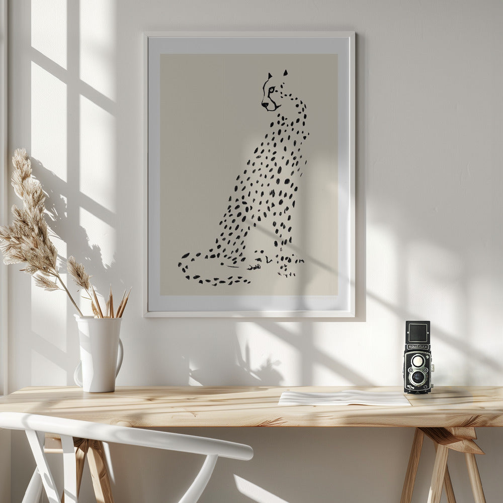 Pandc Leopard - Poster / Art Print - interiör