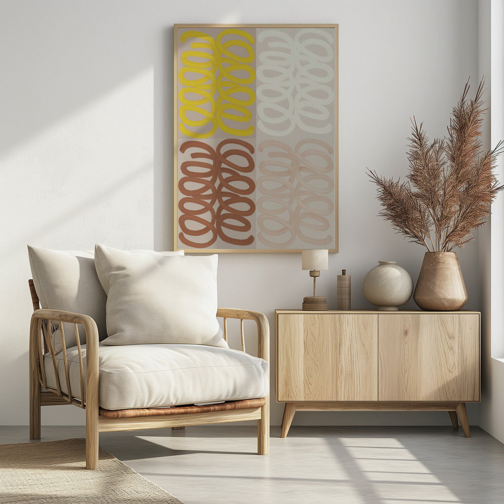 Quadrants of Loops - Poster / Art Print - interiör