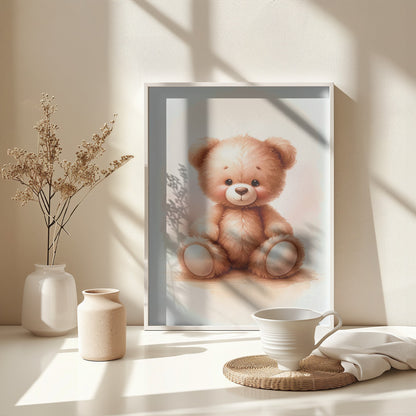 Teddy bear - Poster / Art Print - interiör