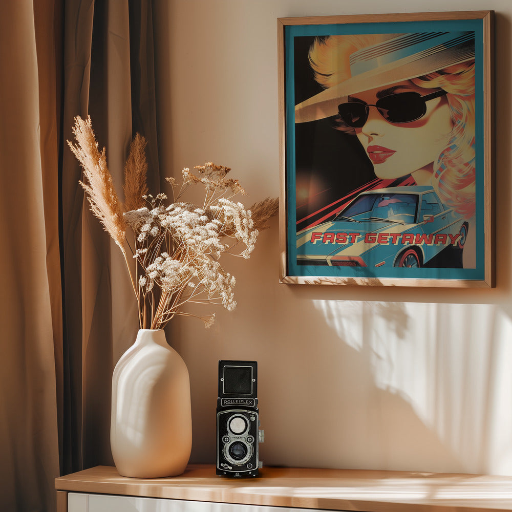 Fast Getaway - Poster / Art Print - interiör