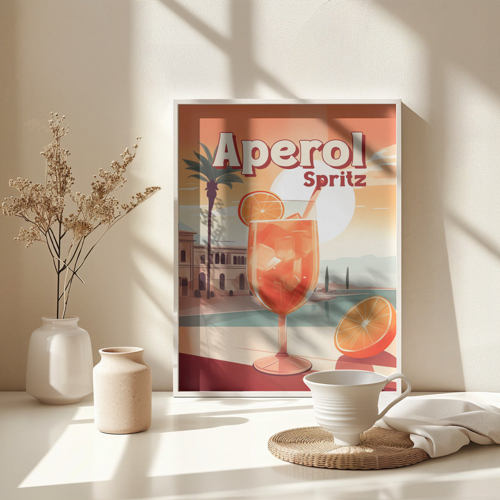 Aperol Spritz Tropical - Poster / Art Print - interiör