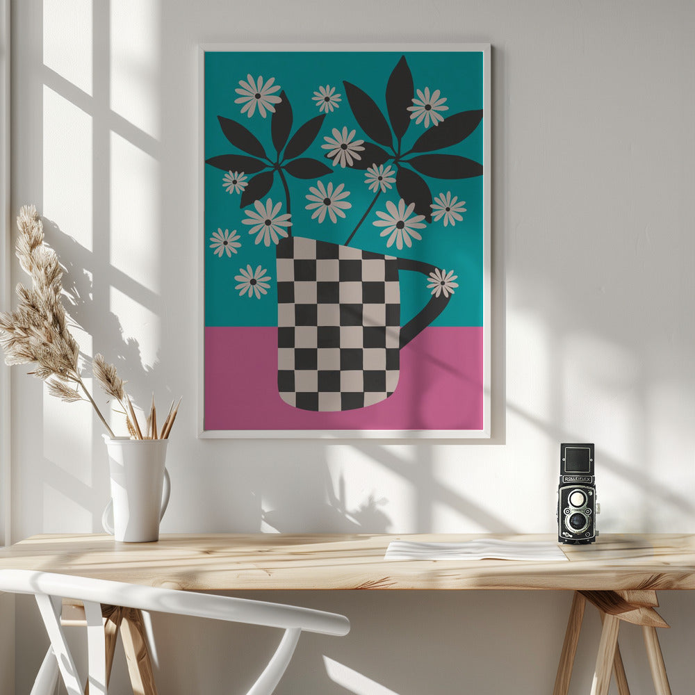 Daisy Daydreams 2 - Poster / Art Print - interiör