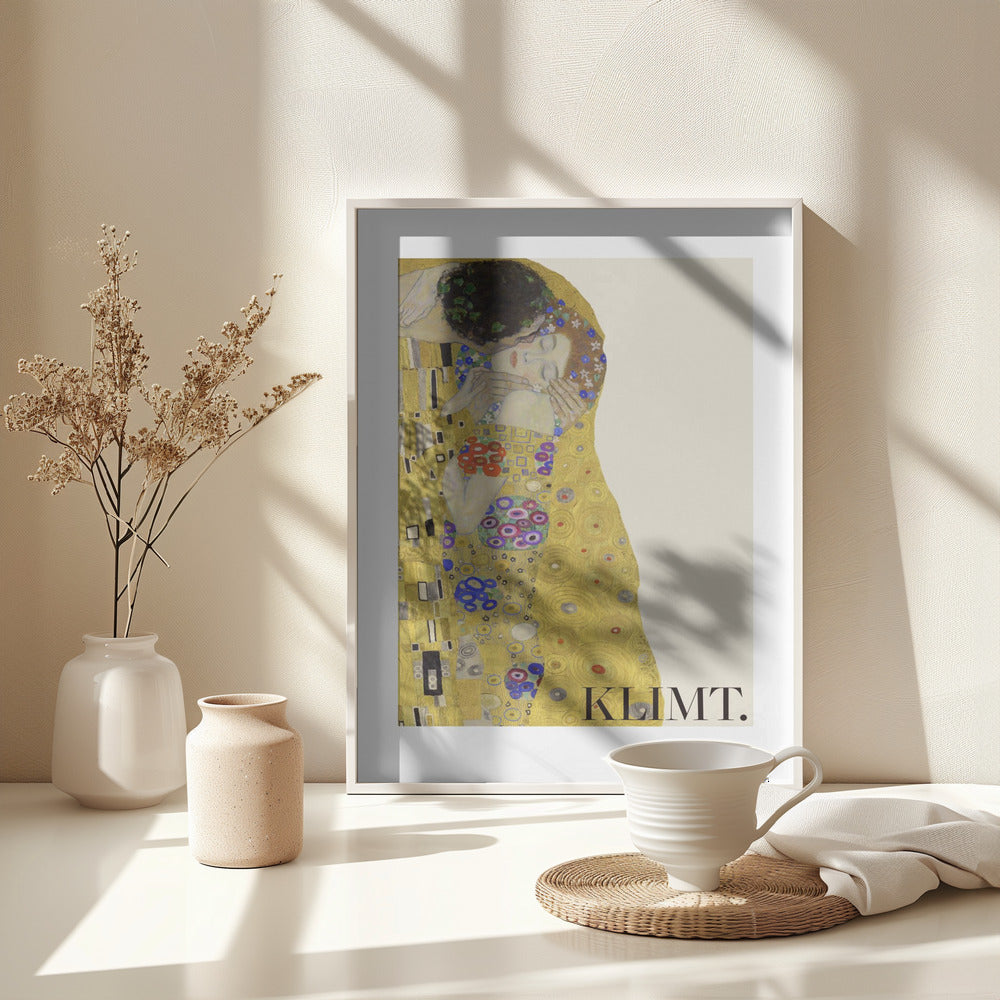 The Kiss (1907–1908) Special Poster Crop - Poster / Art Print - interiör