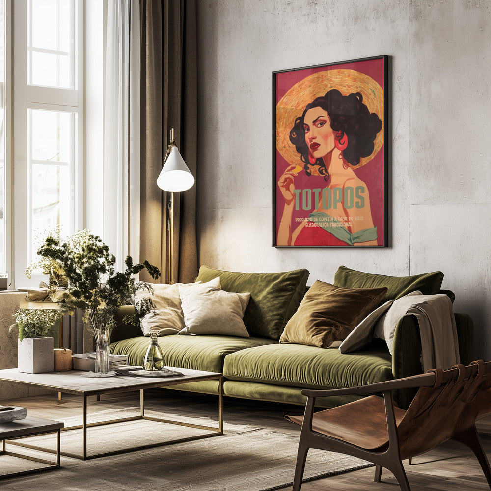 Totopos - Poster / Art Print - interiör