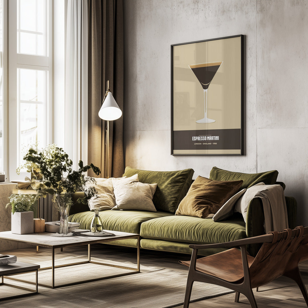 Espresso Martini - Poster / Art Print - interiör