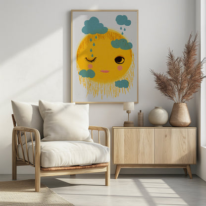 Sun And Rain - Poster / Art Print - interiör